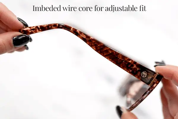 CLARITY SUNGLASSES: Black Frame x Rose Gold - Image 4