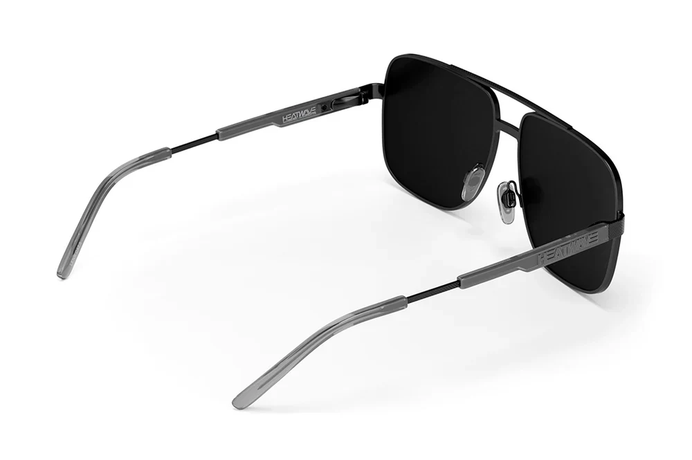 NIMITZ SUNGLASSES: Satin Black x Ultra Black Lens - Image 3