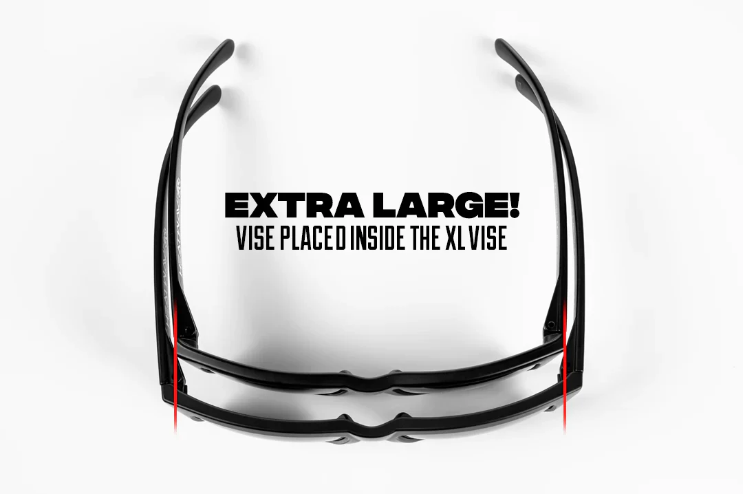 XL VISE SUNGLASSES ANTI FOG: Vapor x Clear - Image 4